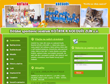 Tablet Screenshot of kotata-zlin.cz